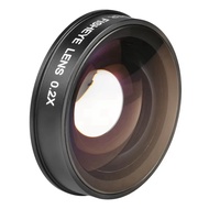 Yours MO- Fisheye Lens for Video Cameras Camcorder Wide Fisheye Lens HD Ultra Wide Fisheye Lens for