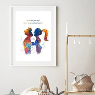 Futurama Poster Watercolor Disney Cartoon Art Prints , Futurama New New York Travel Posters Canvas P