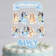 CUSTOM BLUEY-Y DOG CAKE Topper Birthday Decoration/