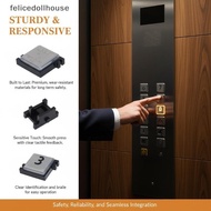[felicedollhouse] Elevator Press Button with Braille Numeral Direction Keys Replacement Part for 360