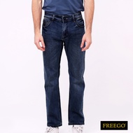 Freego Mens Denim Long Pants Slim Tapered Fit Stretch GBB23-0005