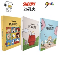 Snoopy 26-Hole Binder B5 Folder 26-Hole Husto Charlie Brown 26-Hole B5