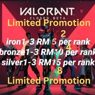 [Cheapest] Valorant Boost/ Boosting Service/ Valorant Rankup