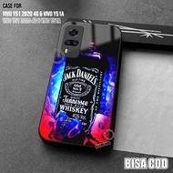 Softcase For Vivo Y51 2020 4G Latest Vivo Y51A/ Fashion COOL DRINK For Men and Women - Softcase Glas