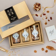 金盒 謝謝情比金堅禮盒(3罐附提袋)(原味綜合五堅果,核桃,松子)