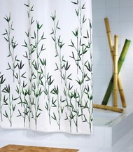 RIDDER - 高級布質 防水浴簾 180*200cm - Bambus