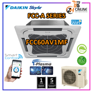 DAIKIN 2.5HP FCC60AV1MF R32 Ceiling Cassette WIFI With i-Plasma FCC A SERIES FCC60A &amp; RC60A FCC-A DAIKIN AIRCOND DAIKIN CASSETTE