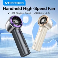Vention High-Speed Handheld Fan Mini Portable 4 Speeds Capacity with LED Display