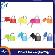 8 Pack Locks Small Padlock with Key Luggage Gym Locker Lock Mini Colorful Padlock for Outdoor School
