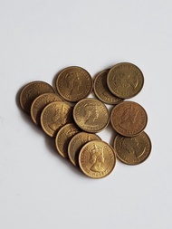 香港1979年 一毫子英女皇伊利莎伯二世，（有12粒）每粒$15