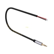 BT Flexible 3 5mm Male Plugs to Bare Wire Audios Cables for Replacing Worn Out Headphone and Speaker