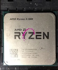 AMD Ryzen 3 1200 四核心處理器，Socket:AM4