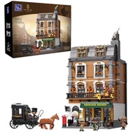 Baker Street 221B Apartment Adult Building Block Set with Self-Defense Minifigures Sherlock Holmes
