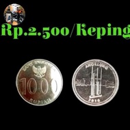 Coin 1000 Angklung Tahun 2010 ada 50 Keping