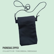 OMEGABAG - PLAIN ZIPPER PHONEBAG or expected PLAIN HP SLING BAG suitable for simple and minimalist H