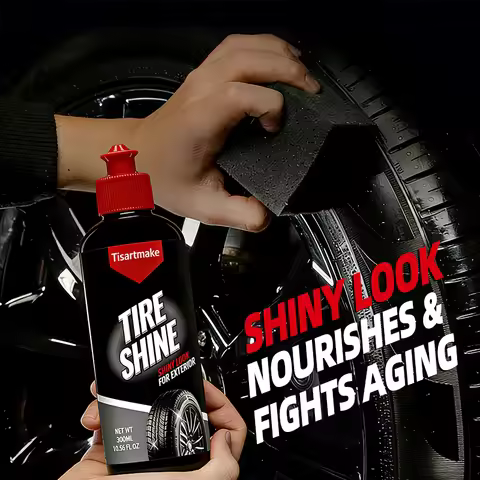 Car Tire Shine Gel and Conditioner,Enhances tire color & shine, Extends tire service life, protects