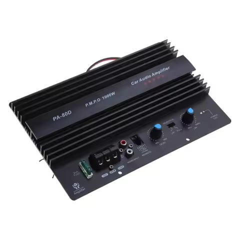 LX0E PA-80D 12V Universal 1000W Amplifier Board Mono Car Radio Power Amplifier Powerful Bass Subwoof