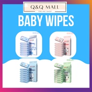 Q&Q -【 Ready Stock】- 8packs Ultra mini wet wipes /mini wet tissue/Baby wet tissue/Tisu basah bayi/湿纸