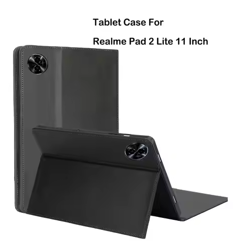 Tablet Case for Realme Pad 2 Lite 11inch Protective Cover Kickstand Function Shockproof (PU leather 