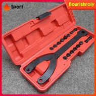 [Flourish] 15x Adjustable Pin Spanner Wrench Kit Rustproof Variable Spanner Wrench Pins