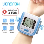 Yongrow Tonometer Automatic Wrist Digital Blood Pressure Monitor Digital Lcd Sphgmomanometer Heart B