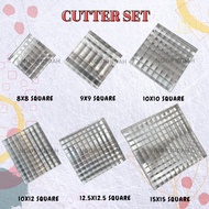 Loyang Brownies with Cutter Loyang Brownie 8 inch 9 inch Acuan Noor Indah