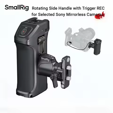 SmallRig 3893 Rotating Side Handle with Trigger REC for Selected Sony Mirrorless Cameras for Sony FX
