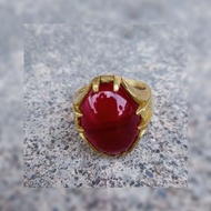 Cincin Batu Delima Asli