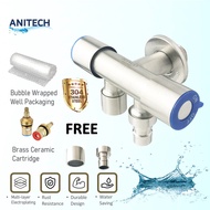 ANITECH Washing Machine/Bathroom Two Way Wall Mounted Faucet Two Way Water Tap