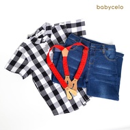 Babyceloshop - 3-in-1 Boys' Suspender Set - Fab 319