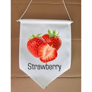 Hanging Flag FRU11 Restaurant Coffee Pattern Shop Decoration Express Every Day There Are A Lot Of St