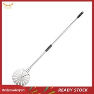 [Redpowderyan] Stainless Steel 9 Inch Pizza Turning Peel Alloy Handle Long Pizza Shovel 56 Inch Pizz