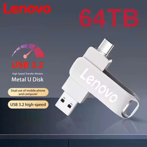 Lenovo 16TB USB Flash Drive USB 3.0 Metal Pen Drive 8TB OTG High Speed ​​Pendrive 6TB 2TB USB Memory
