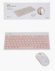 MINISO 粉色無線鍵盤滑鼠套裝