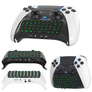 Keyboard For PlayStation 5 Wireless Bluetooth Gamepad Keyboard Controller Chat Pad Backlight Built-i