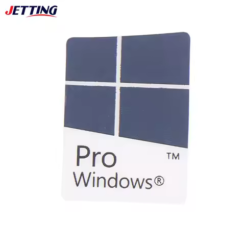 10pcs Blue Notebook Desktop Computer Windows10 Sticker WIN10 PRO Label