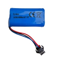 Li-ion 14500 7.4v 4000mAh / 1200mAh with sm-3pin Battery Rechargeable for RC Toys