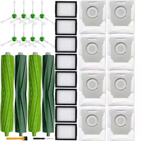 Replacement Parts Compatible for iRobot Roomba E I Series E5 E6 i7 i6 i1 i2 i3 i3+ i4 i8 Rubber Side