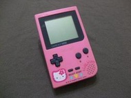 未定價 稀少日本製『電玩福利社』【GBP】 GAME BOY pocket 主機 粉紅色 HELLO KITTY限定版 