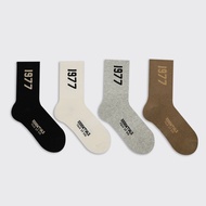 FOG1977 Street Wear Socks FEAR OF GOD European American Street ins Street Wear Women Spring Autumn S