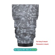 Anti-Scratch Sigma 85 F1.4II Lens Sticker Protective Skin for Sigma 85mm f1.4 DG DN Art for Panasoni