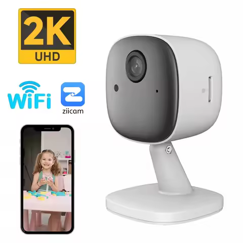 3MP Wifi Camera 2.4 GHz Baby Monitor Indoor, Security Camera 2-Way Audio, Infrared Night Vision with
