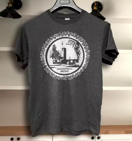 Industrial records t shirt throbbing gristle spk cabaret voltaire