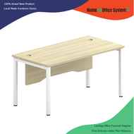 5 Feet Rectangular Shape Office Table  with U Shape Metal Leg (150cm x 75 cm x 75cm) - Home & Office