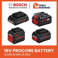 BOSCH ProCORE Procore 18V 18V+ 4.0Ah 8.0Ah 12.0Ah Professional Battery Battery BOSCH PROCORE BATTERY