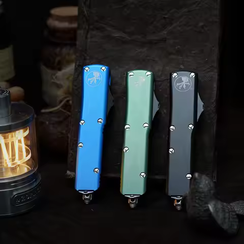 Micro UTX-85 OTF Knife Ultratech Outdoor TECH Pocket Knives UTX85 D2 Steel Camping Utility EDC Tools