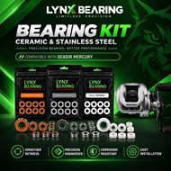 Lynx Bearing Seasir Mercury hybrid ceramic stainless steel fishing baitcasting bc spool reel