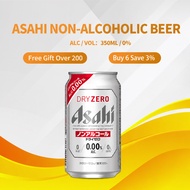 Asahi Beer Can Non-Alcoholic Zero Calorie & Sugar 350ml ABV 0%  Japan Import
