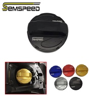 Semspeed Motorcycle Modified CNC Gasoline Diesel Fuel Oil Filler Tank Cap Cover Trim For Yamaha XMAX250 300 2017-2020