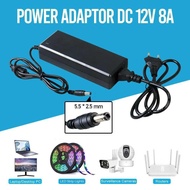 Vbs Adapter Power Supply Converter Ac To DC 12V 8A LED Strip Monitor 1280 Laptop Portable Ac Dry Bat